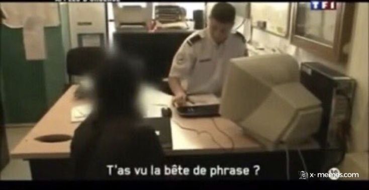 T'as vu la bête de phrase?